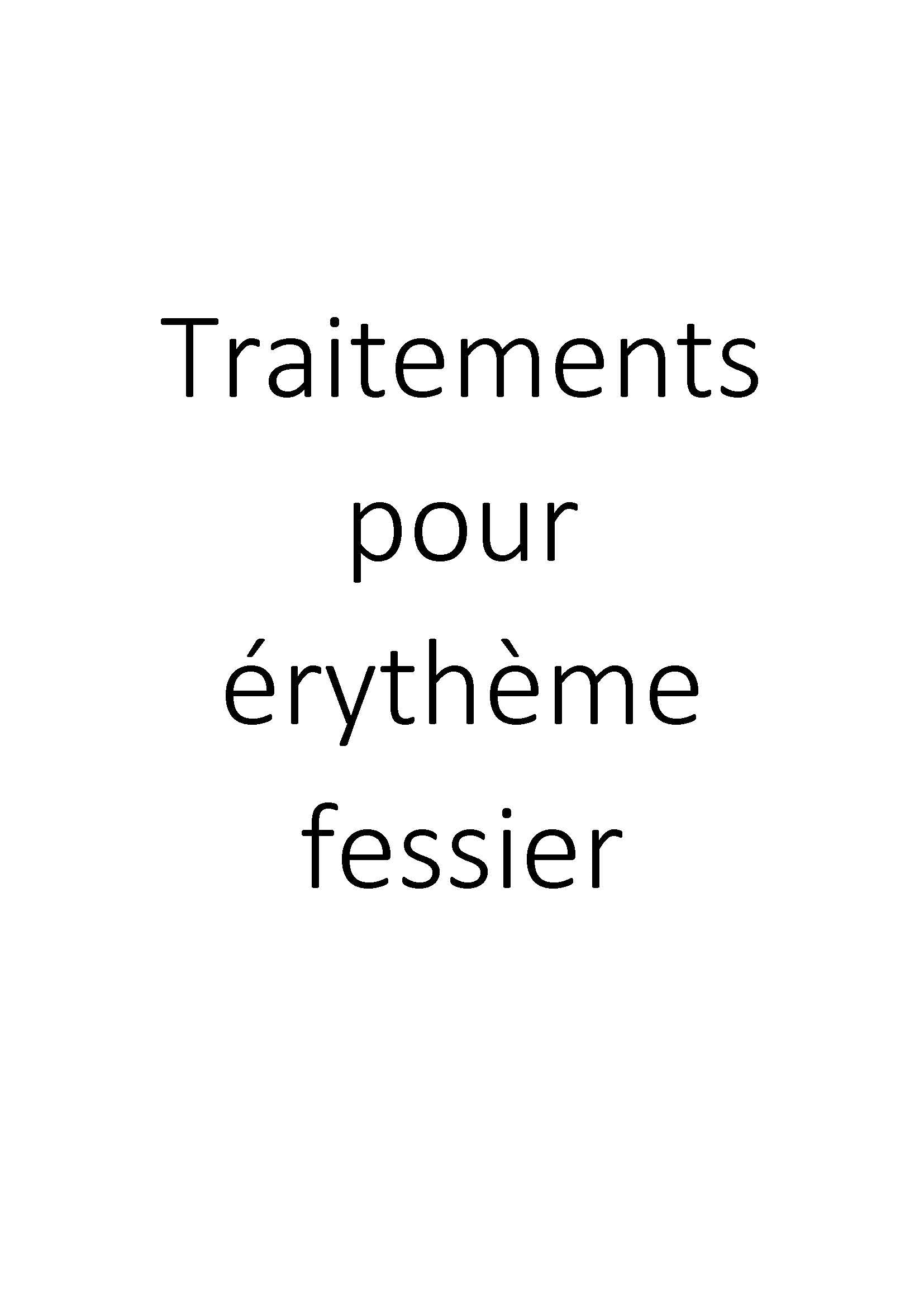 Traitements pour érythème fessier | clicktofournisseur.com