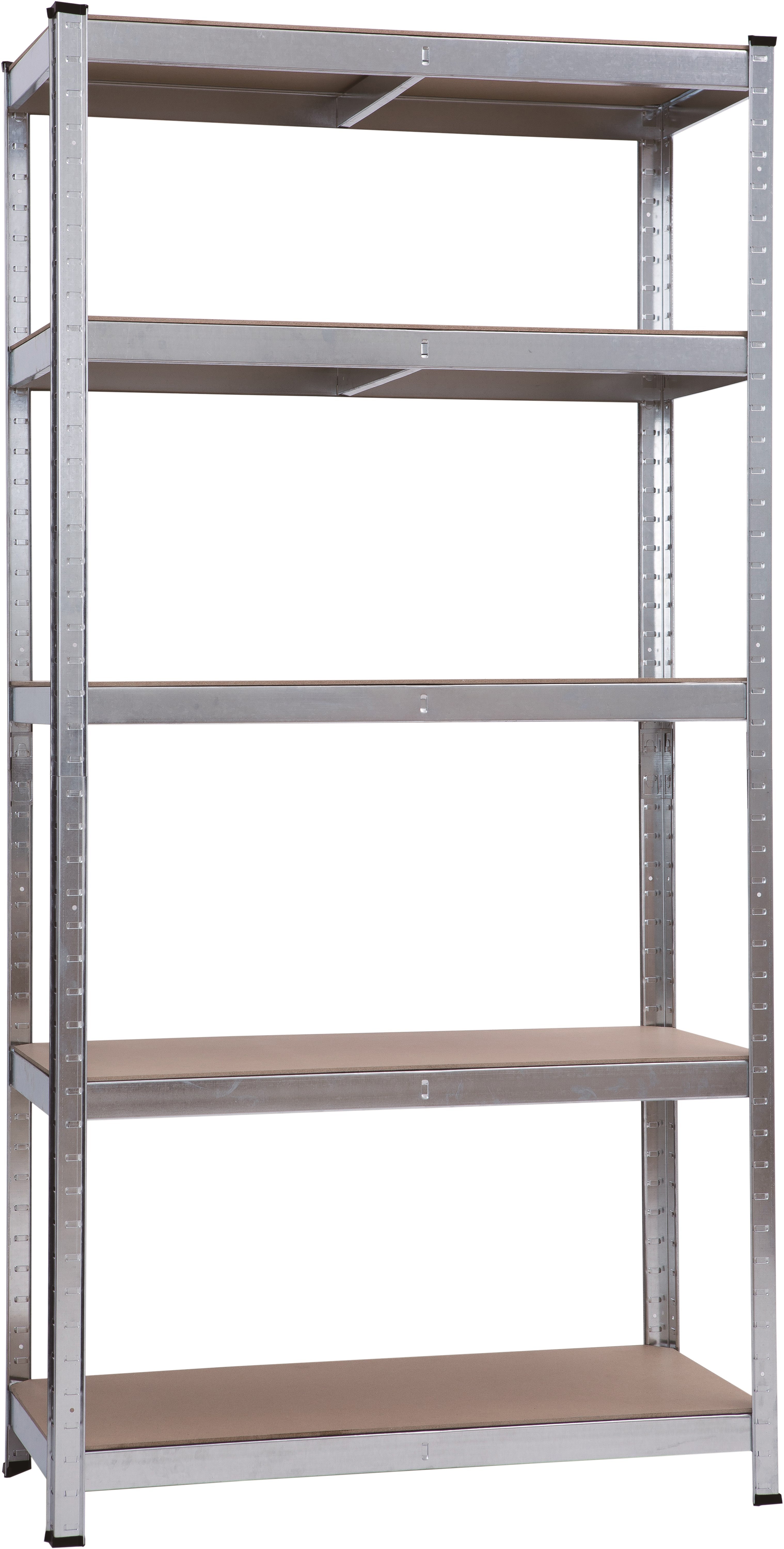 Etagère Rack MODULO STORAGE ROBBUST 2096558 - charge lourde 5 plateaux  350x75cm - hauteur 180cm