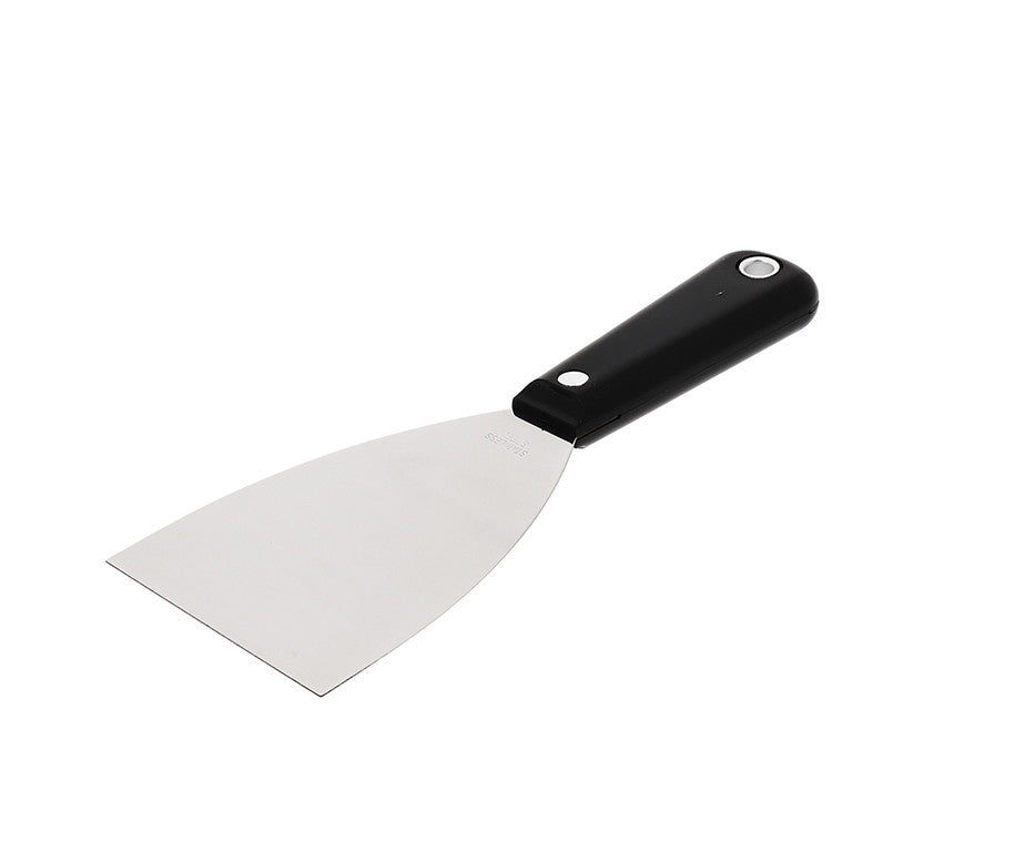 Putty knife, stainless steel blade