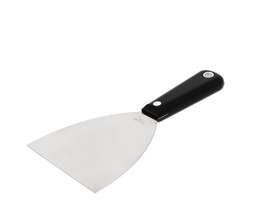 Putty knife, stainless steel blade