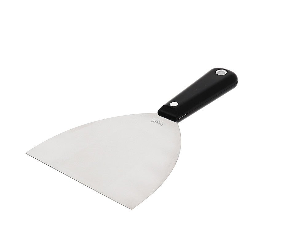 Putty knife, stainless steel blade