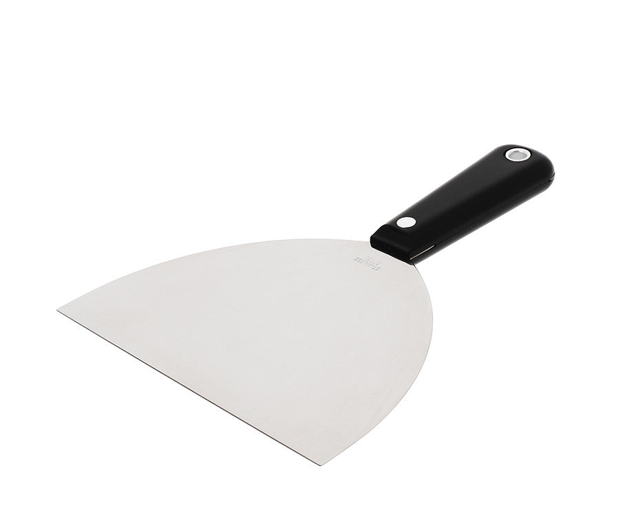 Putty knife, stainless steel blade