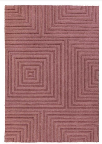 Tapis de salon design pure laine CASTELA - Novatrend 