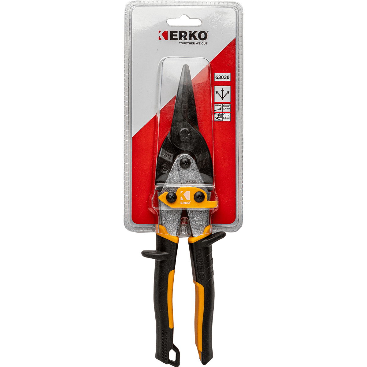 ERKO 63030 SHEET METAL SHEARS STRAIGHT CUTTING 