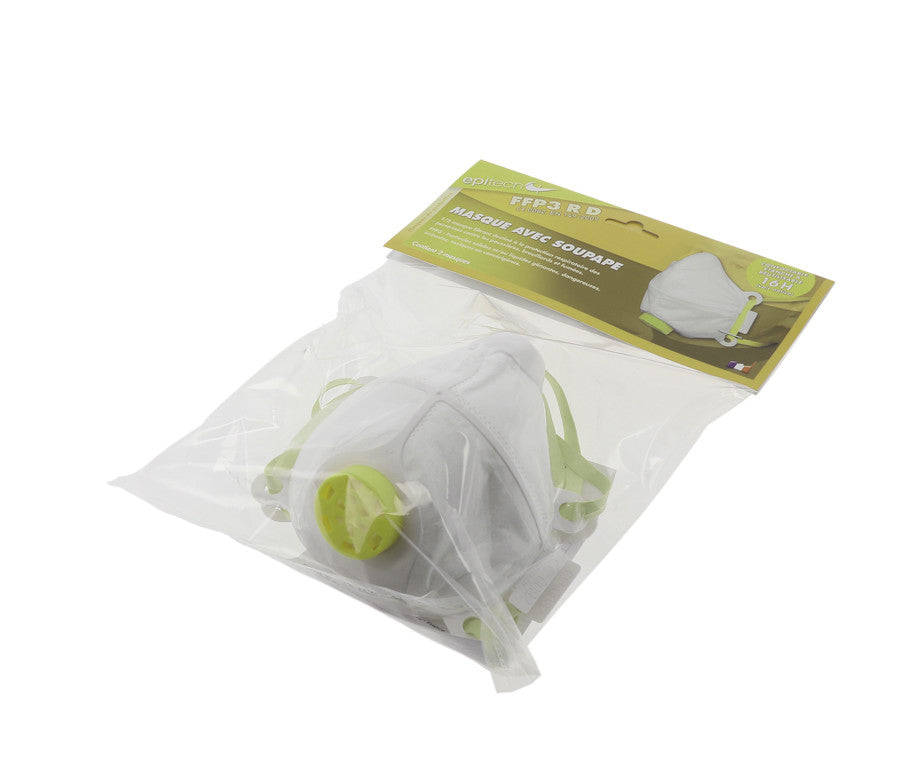 Sachet de 2 masques de protection FFP3 RD