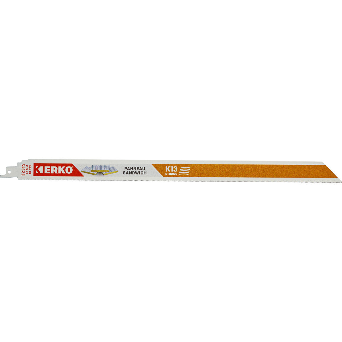 LAME SABRE ERKO 400x25x1,3 18T SANDWICH K13 ETUI 5