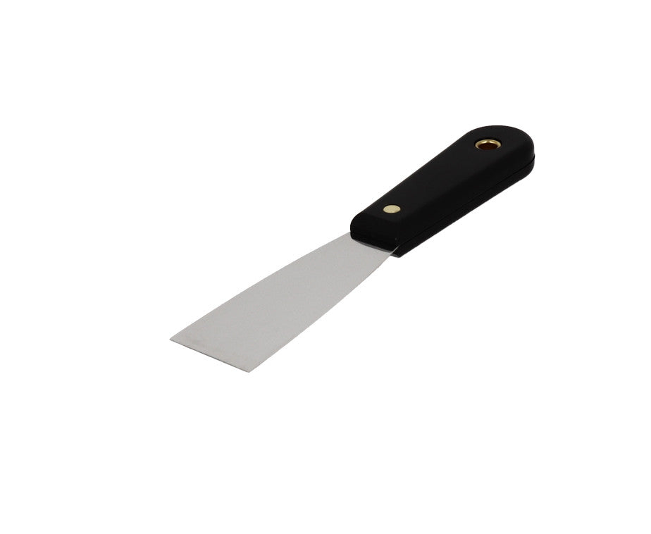 Putty knife, stainless steel blade