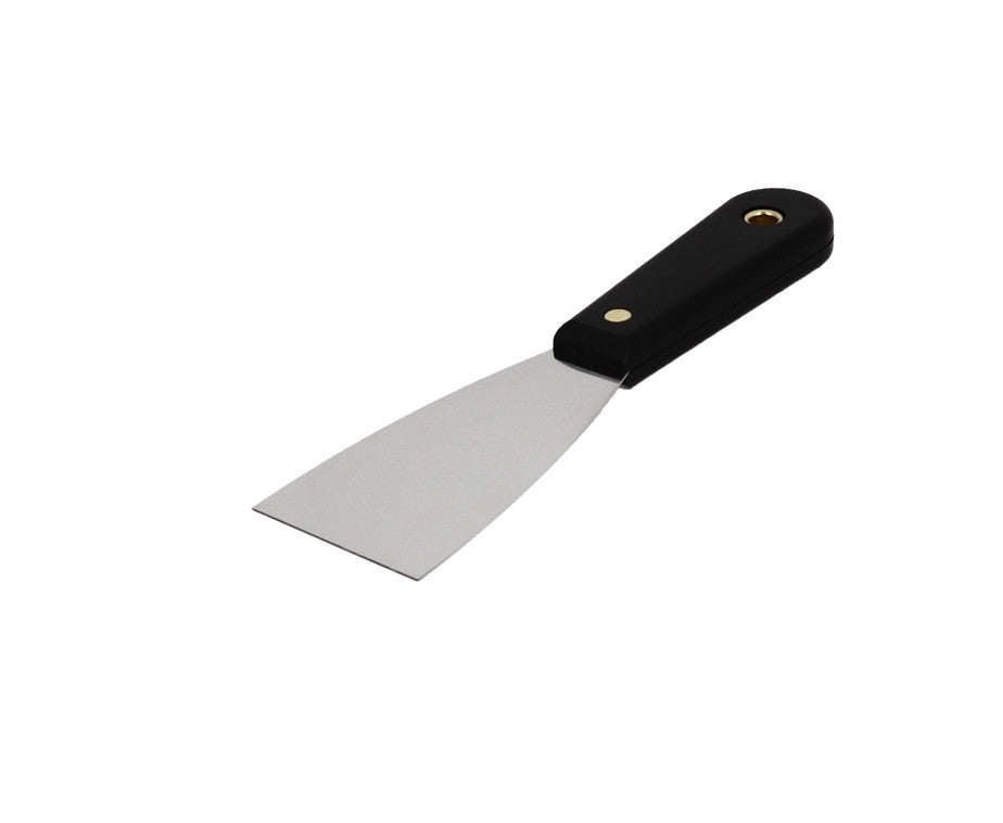 Putty knife, stainless steel blade