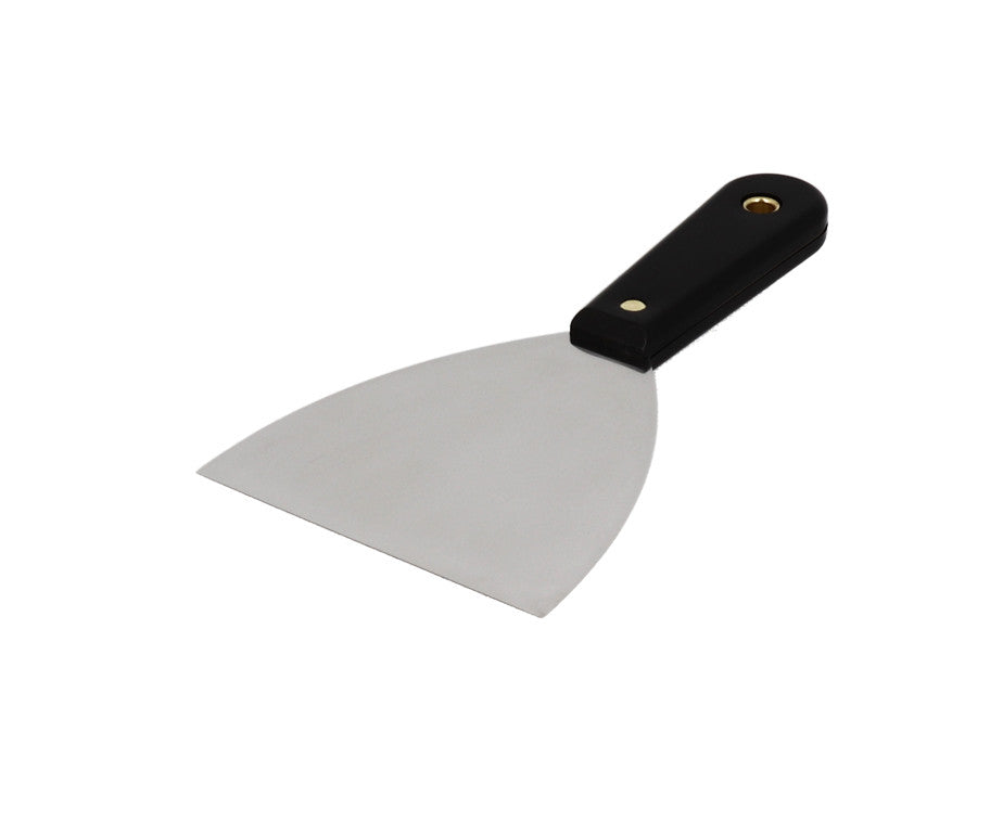 Putty knife, stainless steel blade