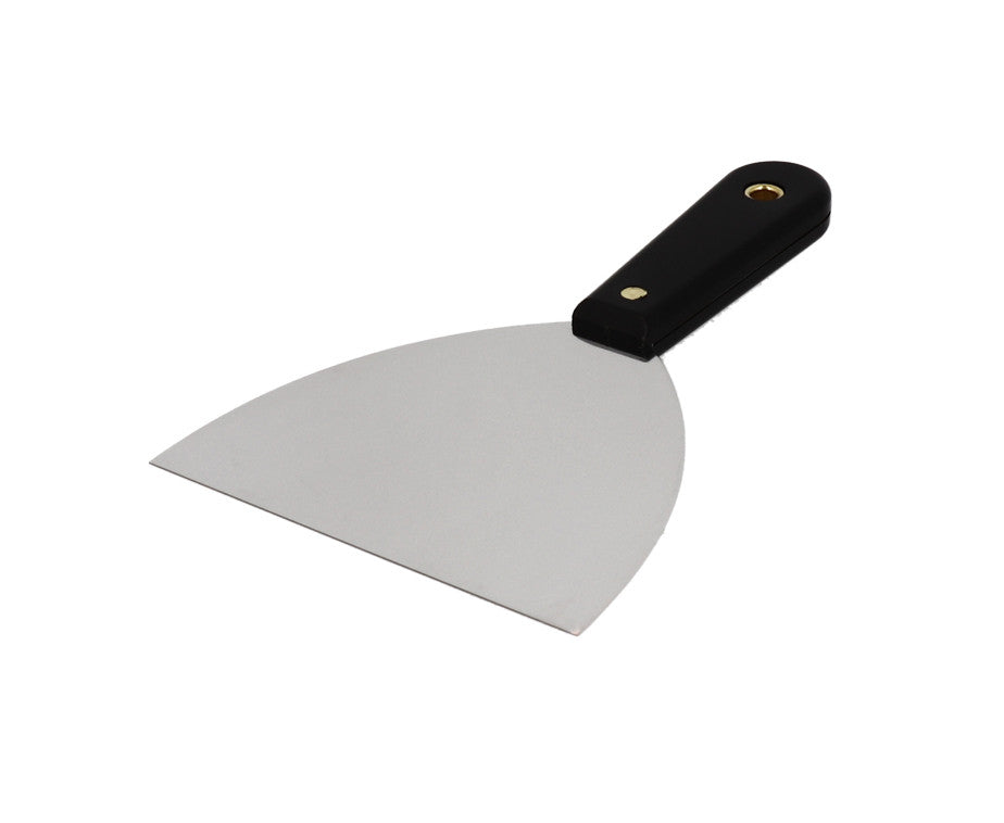 Putty knife, stainless steel blade