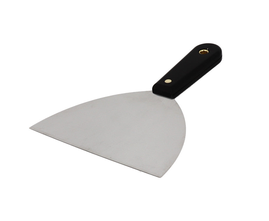 Putty knife, stainless steel blade