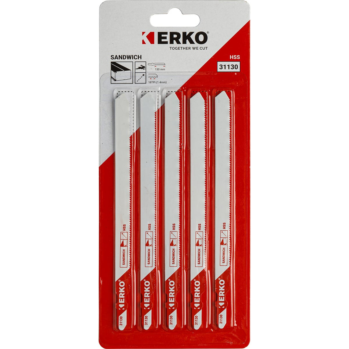 ERKO SANDWICH JUMP BLADE 130MM 18T CARD 5 