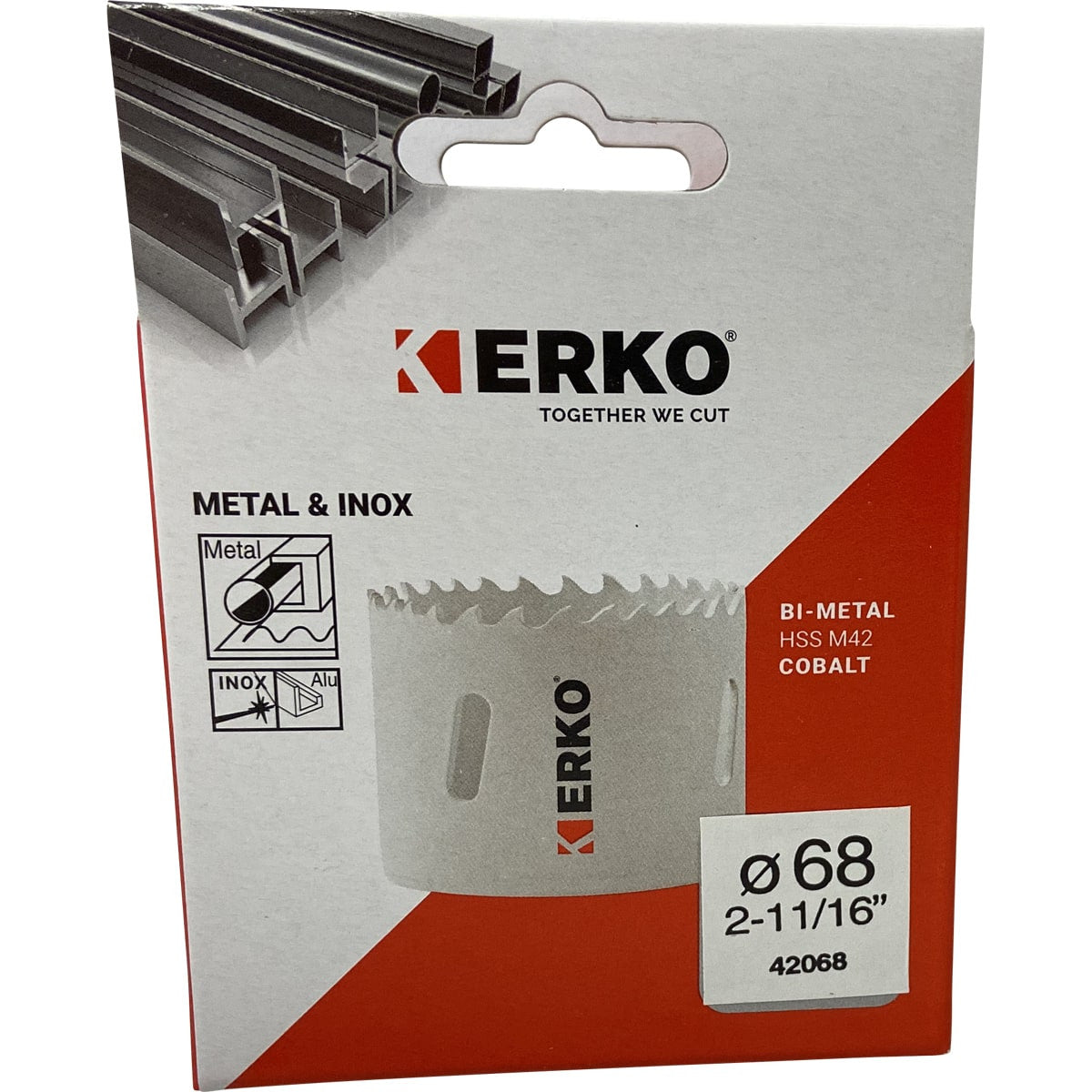 BIMETAL BIT ERKO 42068 DIAM. 68MM 