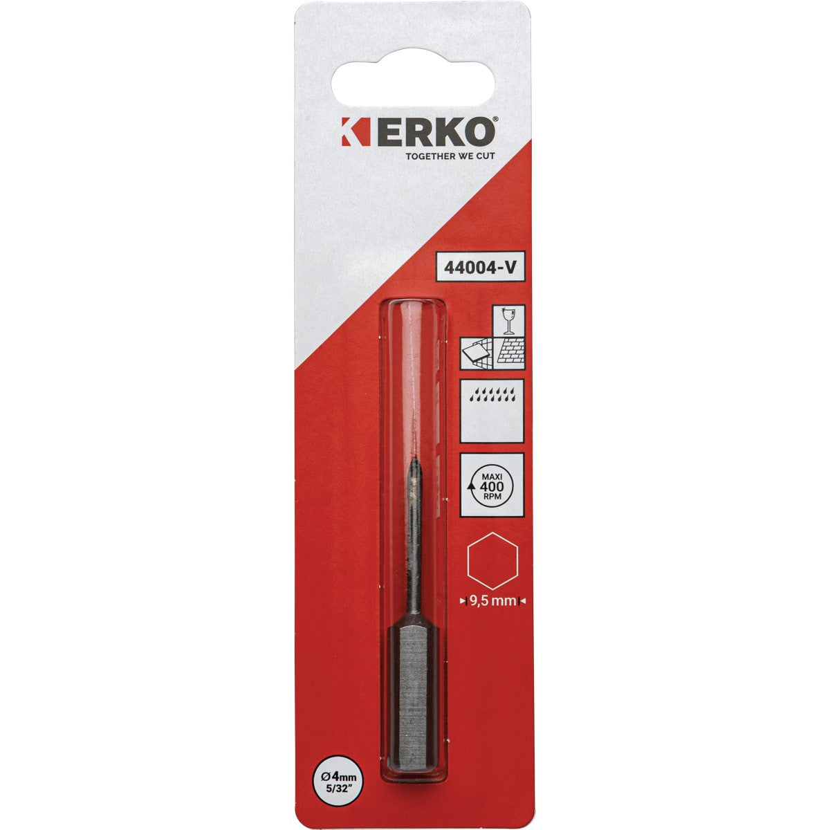 ERKO 4 MM GLASS AND CERAMIC DRILL BIT  - 0