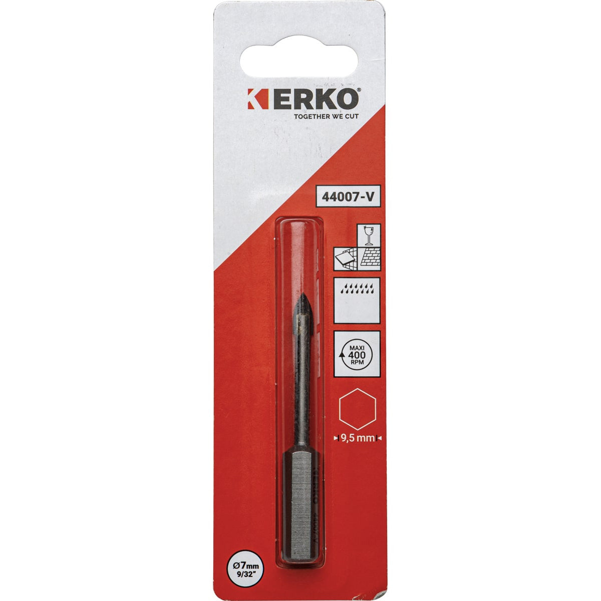 ERKO 7 MM GLASS AND CERAMIC DRILL BIT  - 0