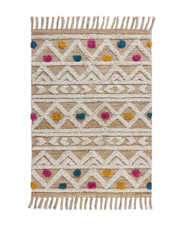 Tapis de salon en jute KAIMA