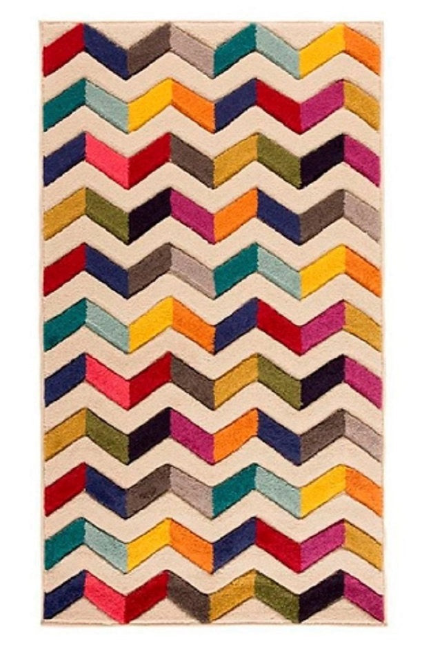 TANGO designer living room rug in colors and patterns