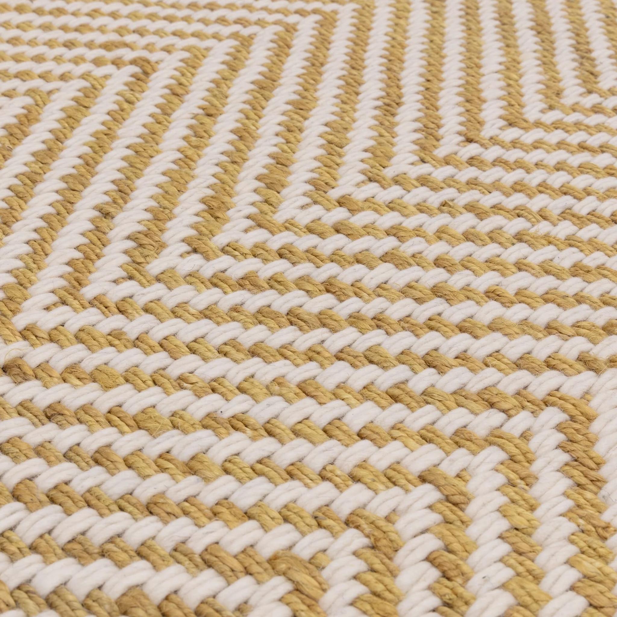 VIGA Jute and Cotton Living Room Rug