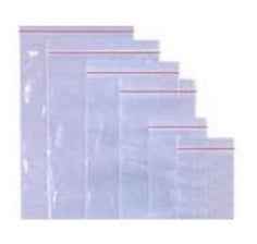 Zip lock bags, 7x10cm, 40microns (100) 2107-004