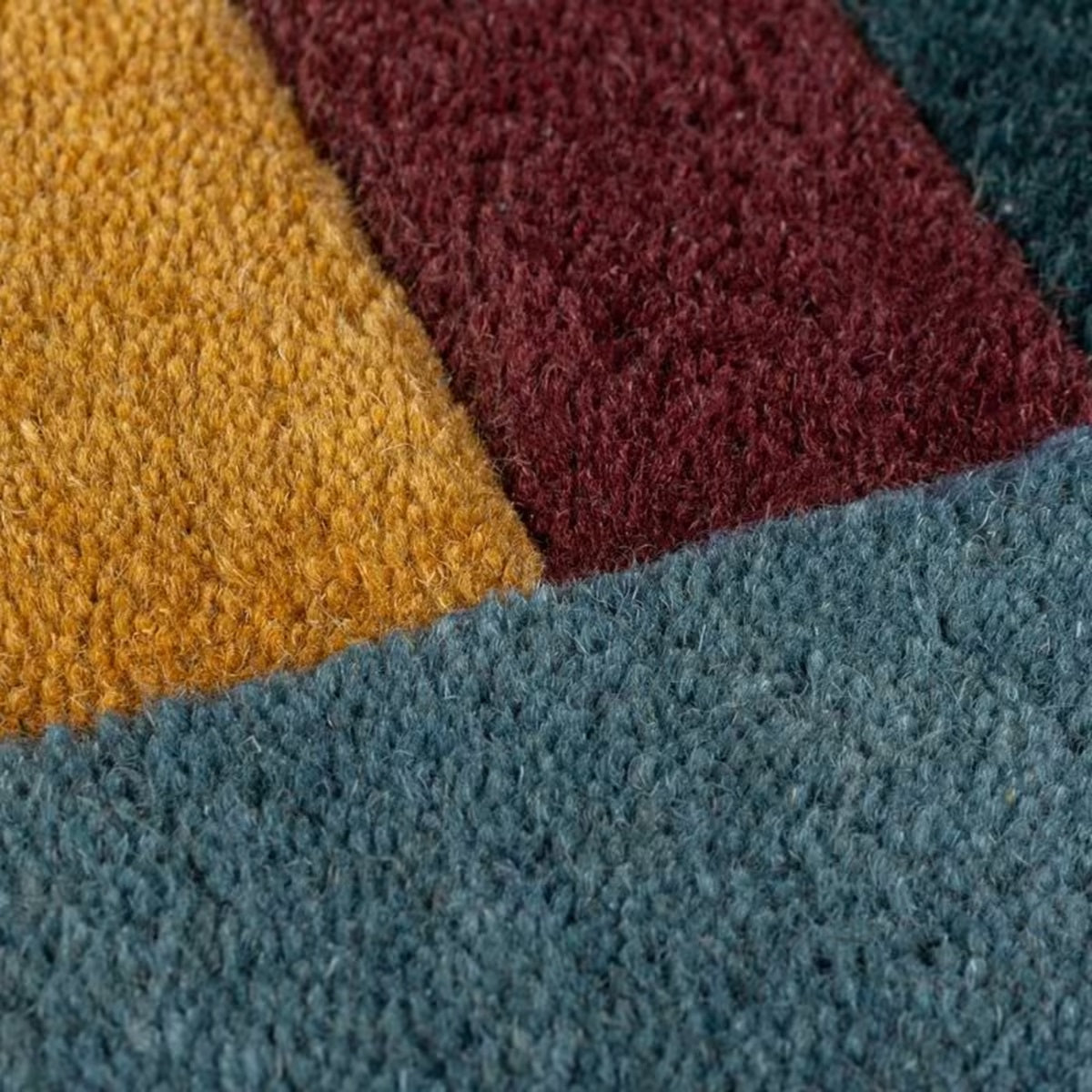 SCUFFY pure wool modern rug 