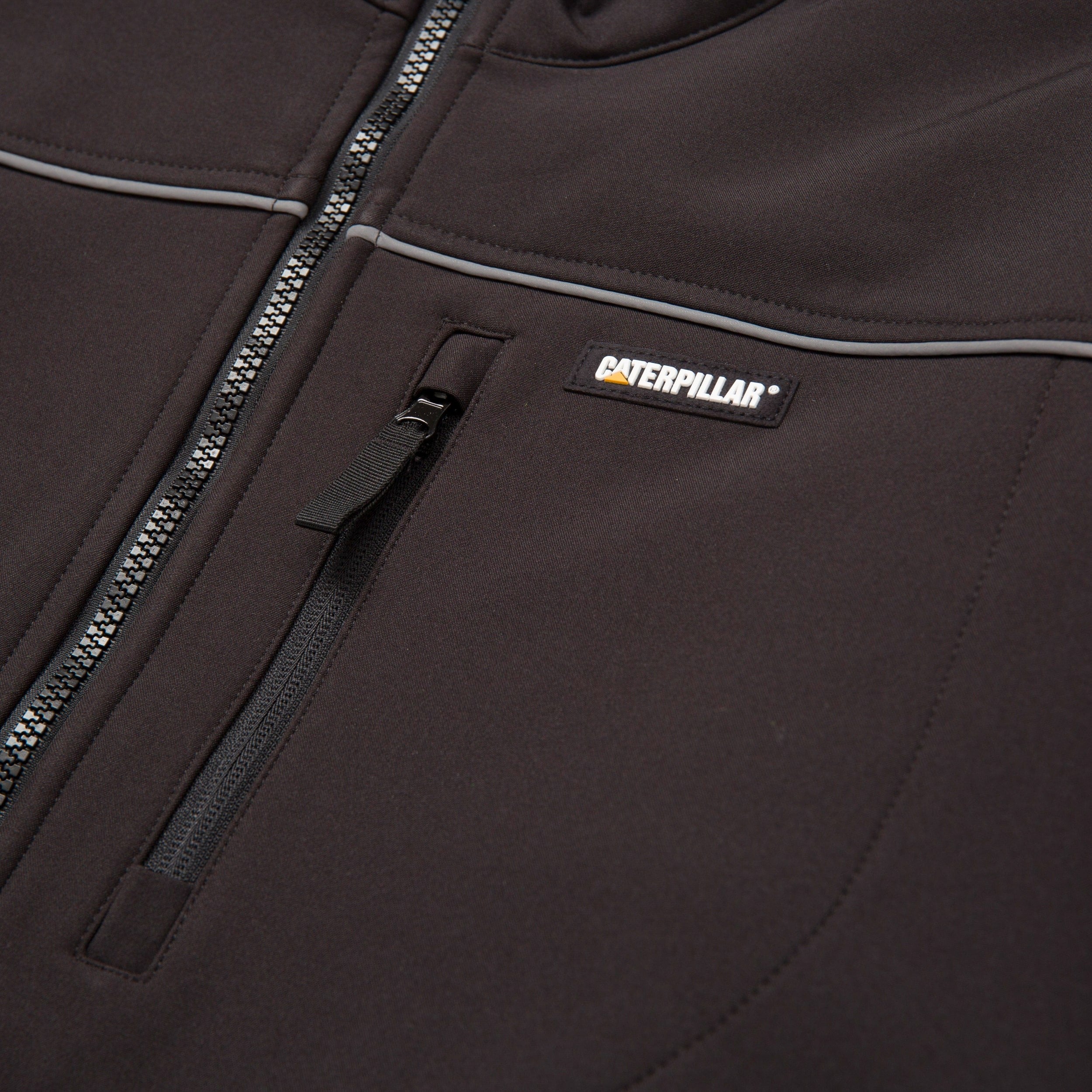 SOFT SHELL JACKET CATERPILLAR BLACK