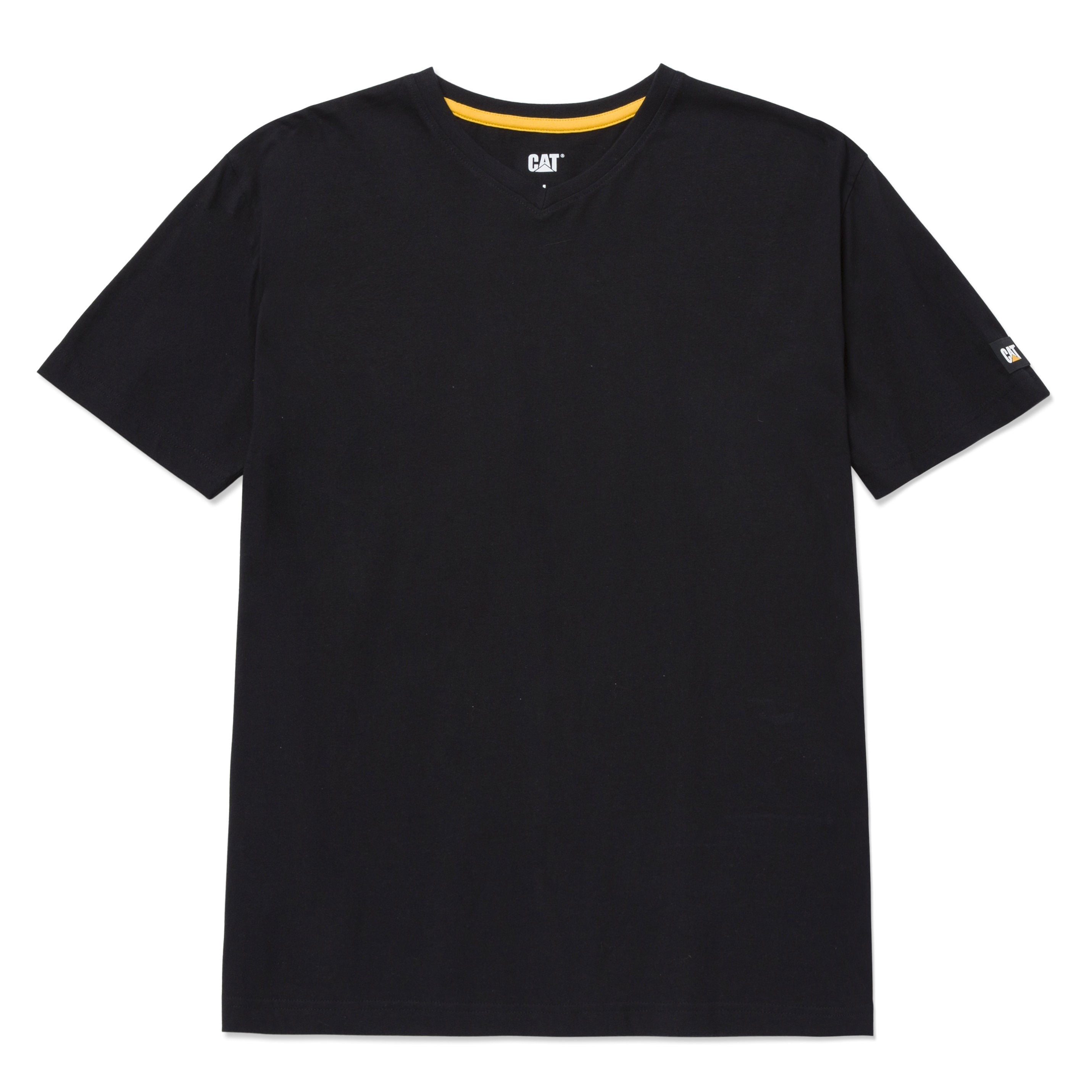 TRADE BIO COTTON TEE SHIRT CATERPILLAR BLACK