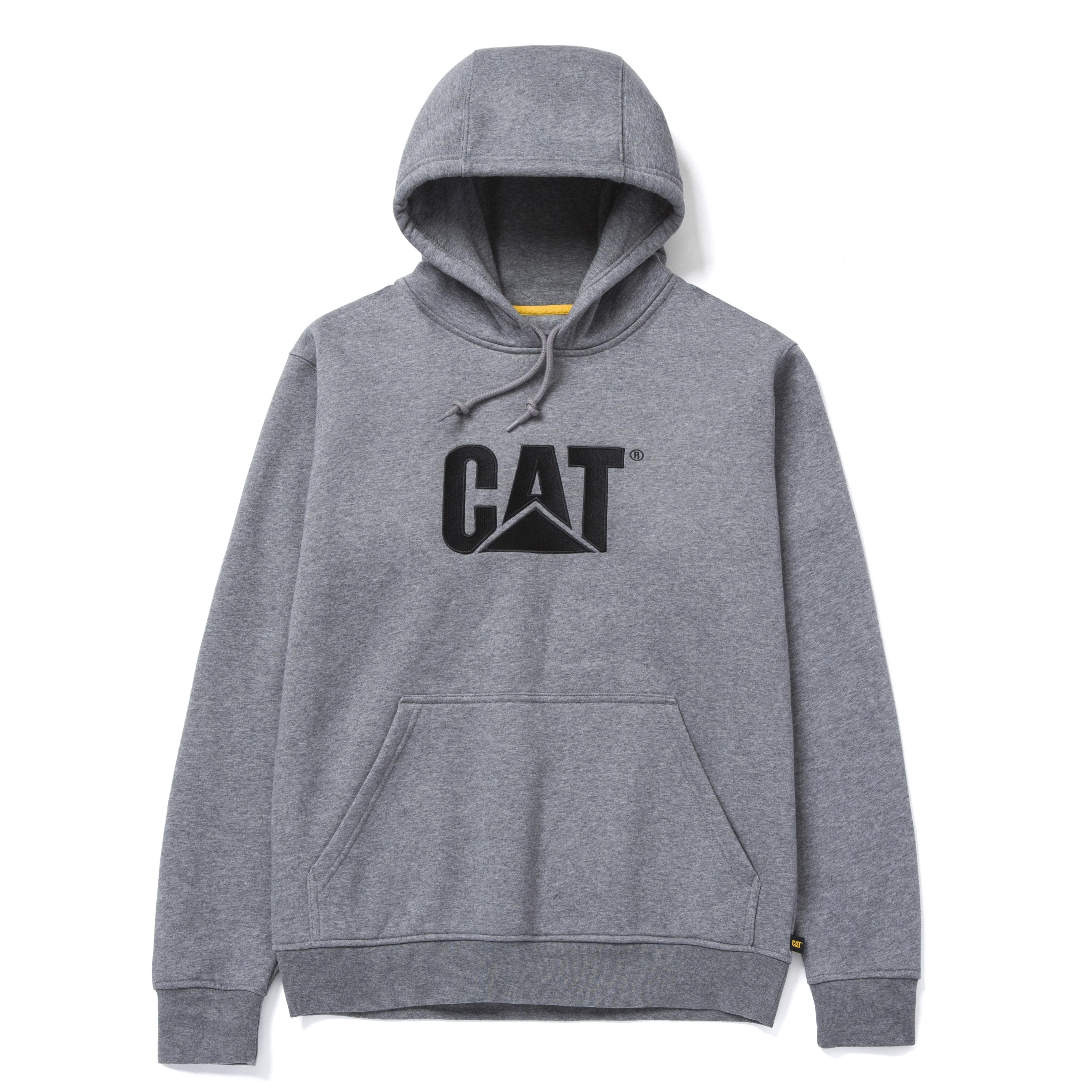 TRADEMARK HOODED SWEATSHIRT DARK HEATHER GRAY - 0