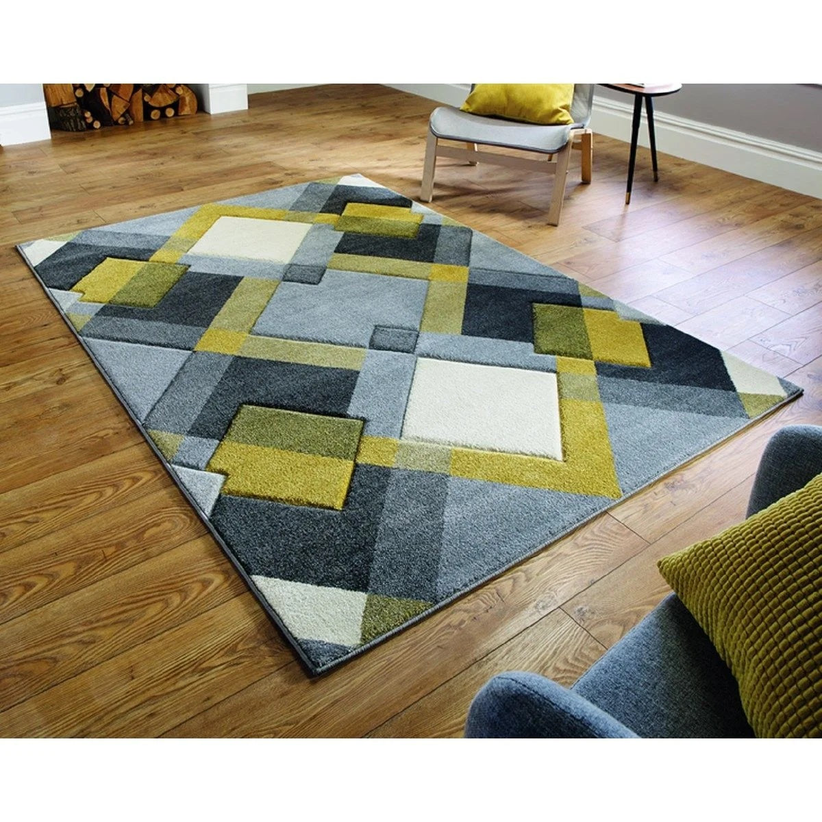 AURA designer living room rug - 0