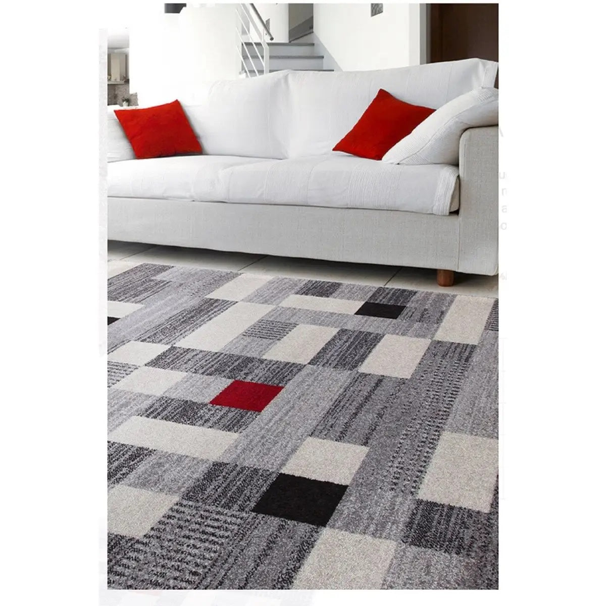 Tapis de salon coton moderne SACA - 0