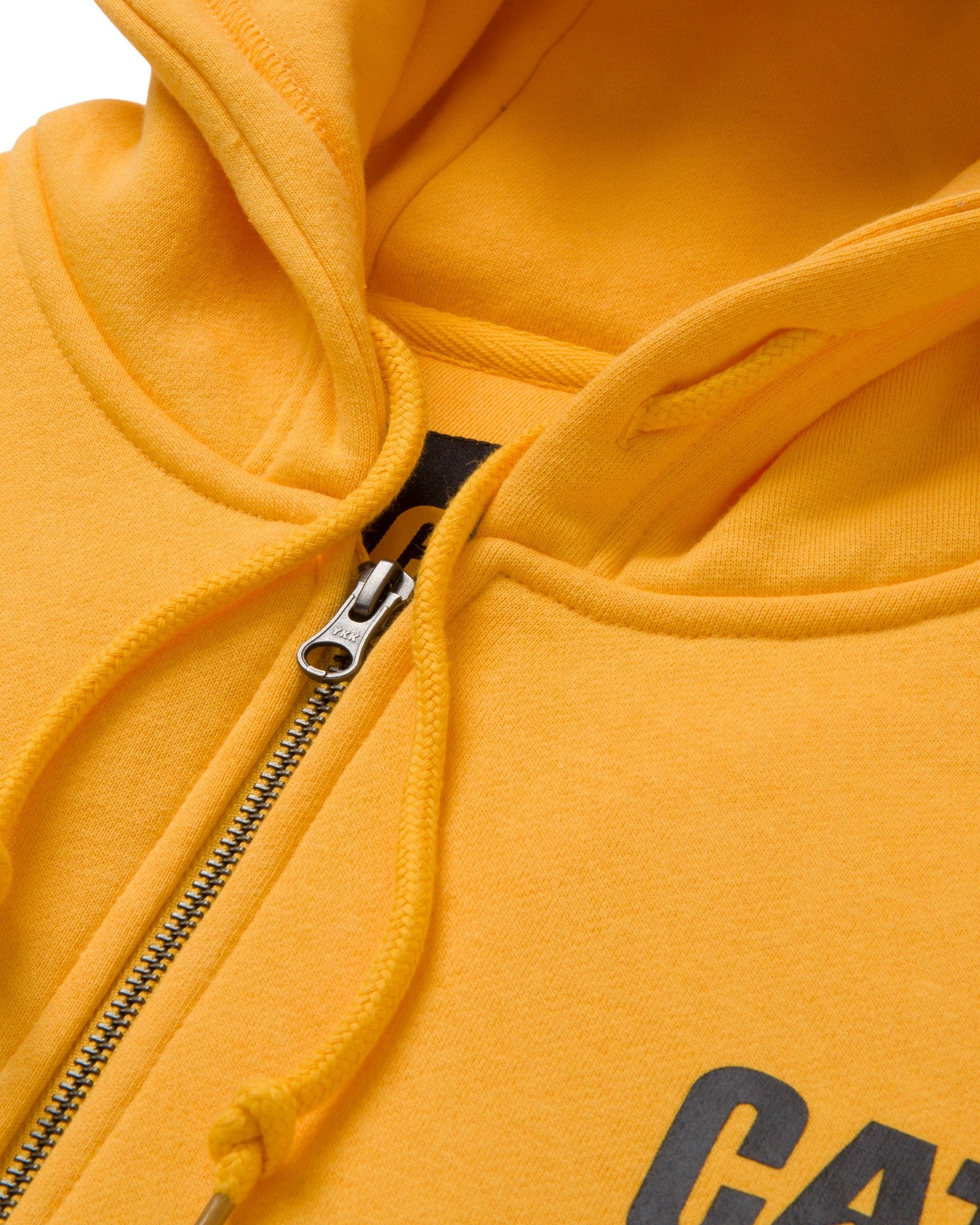 SWEAT-SHIRT BANNER CATERPILLAR YELLOW