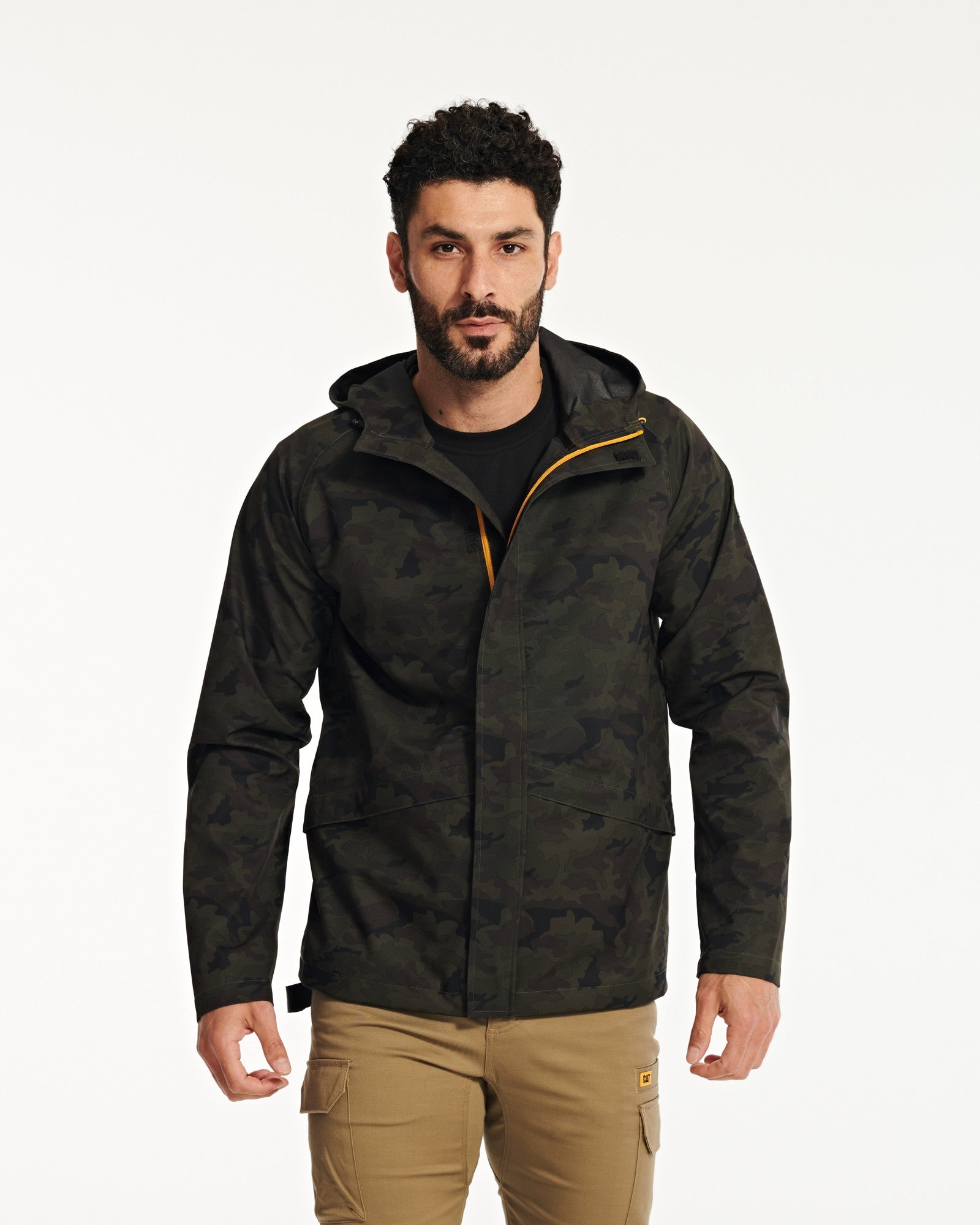 ESSENTIAL REGENJACKE NIGHT CAMO