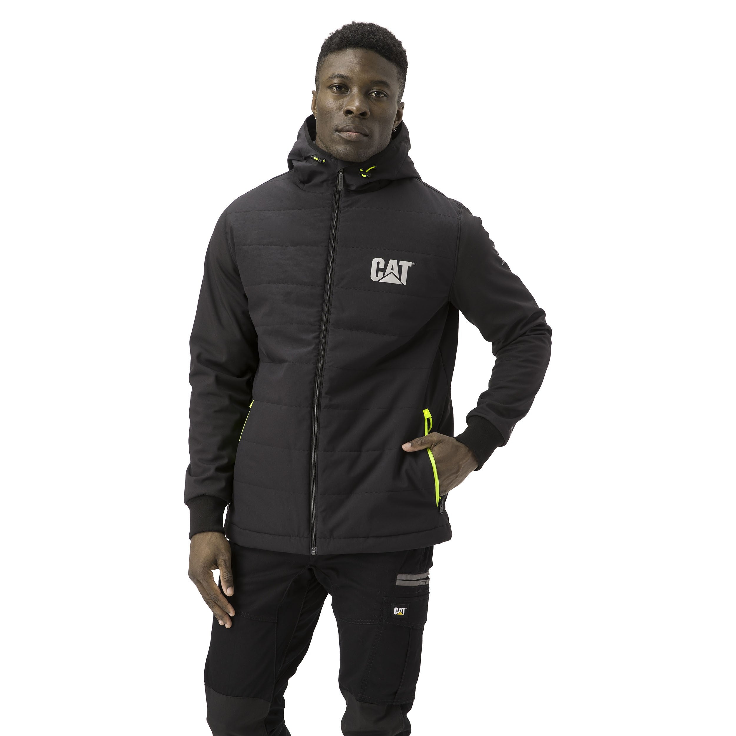 TECH HYBRID JACKET CATERPILLAR BLACK