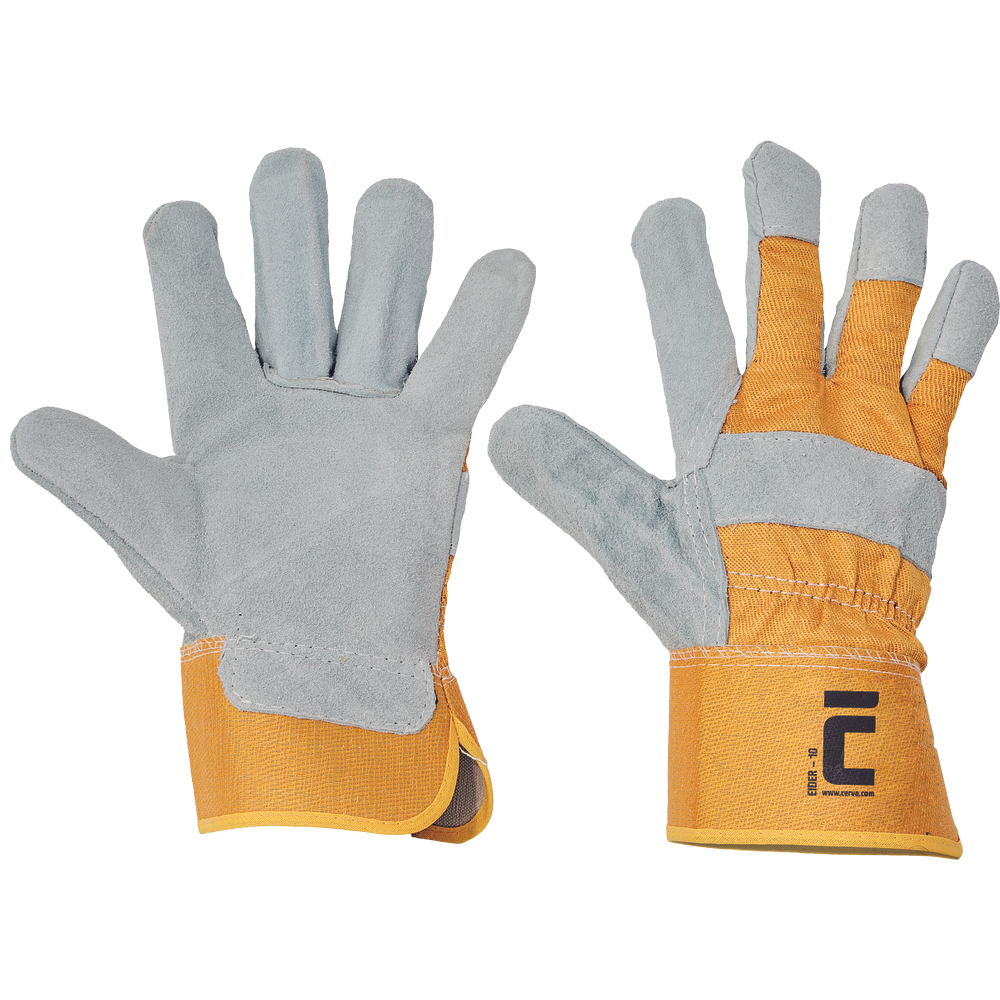 Gants manutention EIDER JAUNE T10