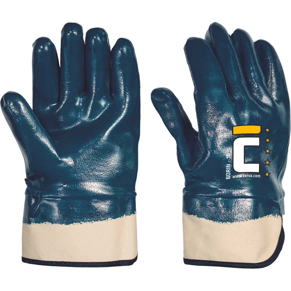 BORIN nitrile work gloves 