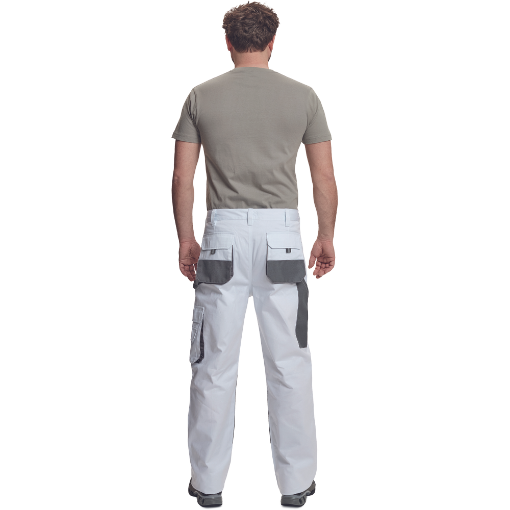 Trousers FF CARL BE-01-003 GRAY WHITE 