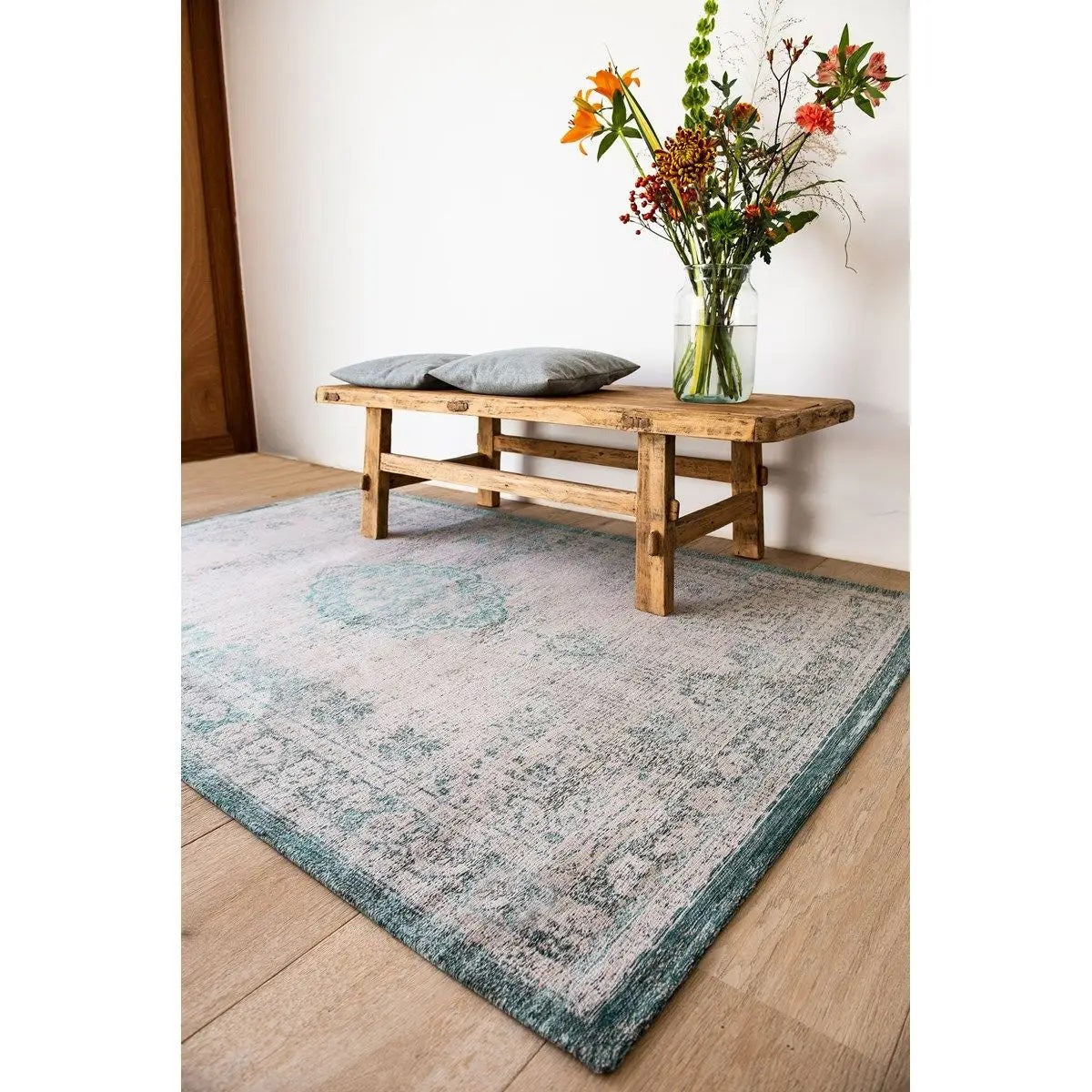 Tapis de salon coton Médaillon Fading World - Novatrend 