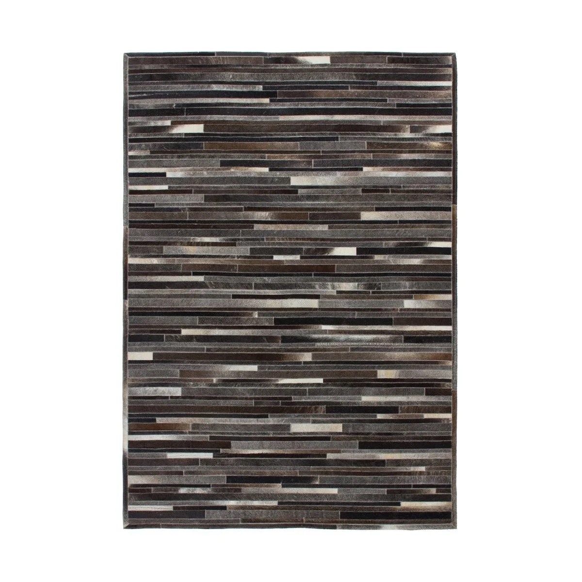 GLIND genuine leather living room rug