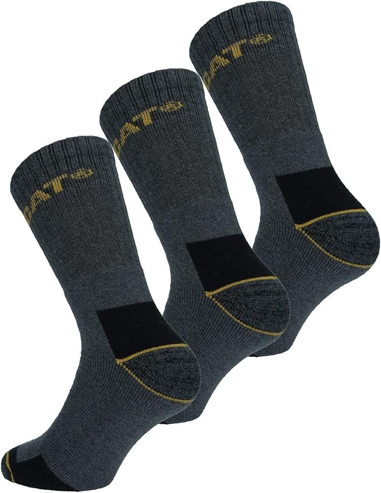 REAL WORK SOCKS GRIS LOT DE 3 PAIRES