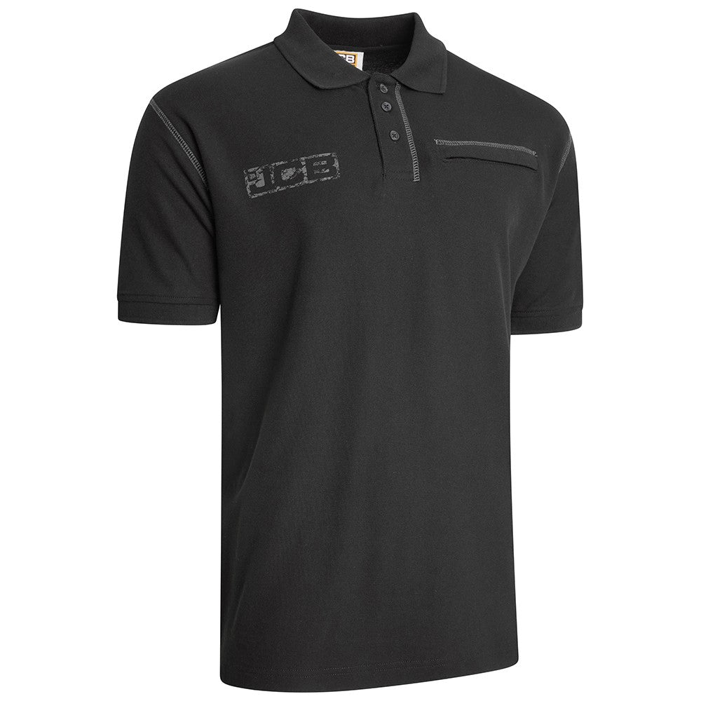 JCB TRADE WORK POLO BLACK