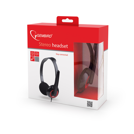 Gembird MHS-002 Noir/Rouge