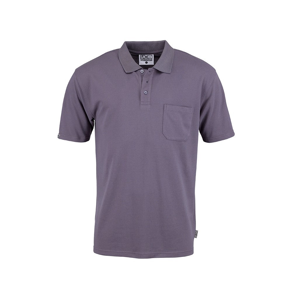 JCB ESSENTIAL GREY POLO SHIRT