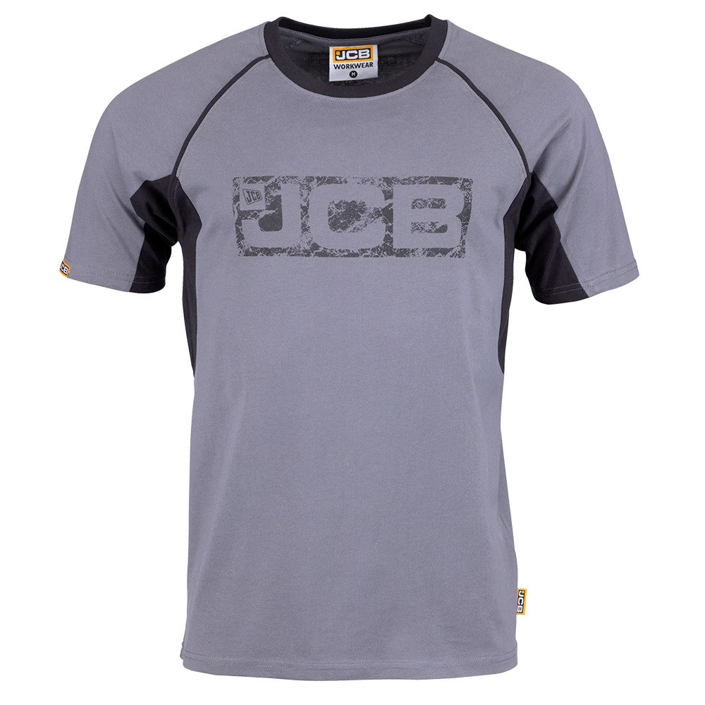 JCB TRADE GREY/BLACK T-SHIRT