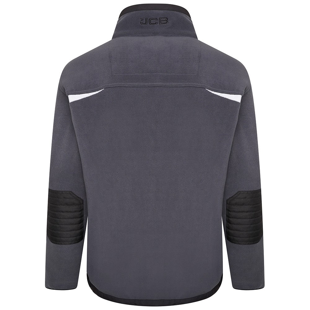 JCB TRADE FLEECE FULL ZIP STEEL BLUE