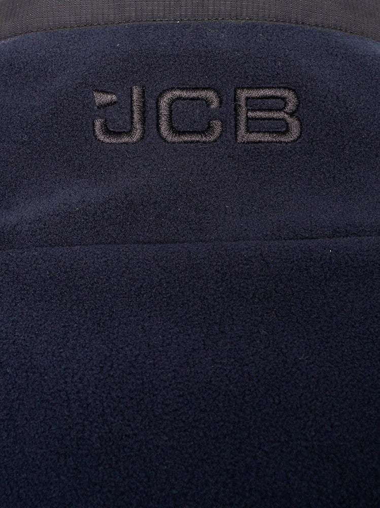 JCB TRADE HEAVYWEIGHT 1/4 ZIP NAVY TECH FLEECE - 0