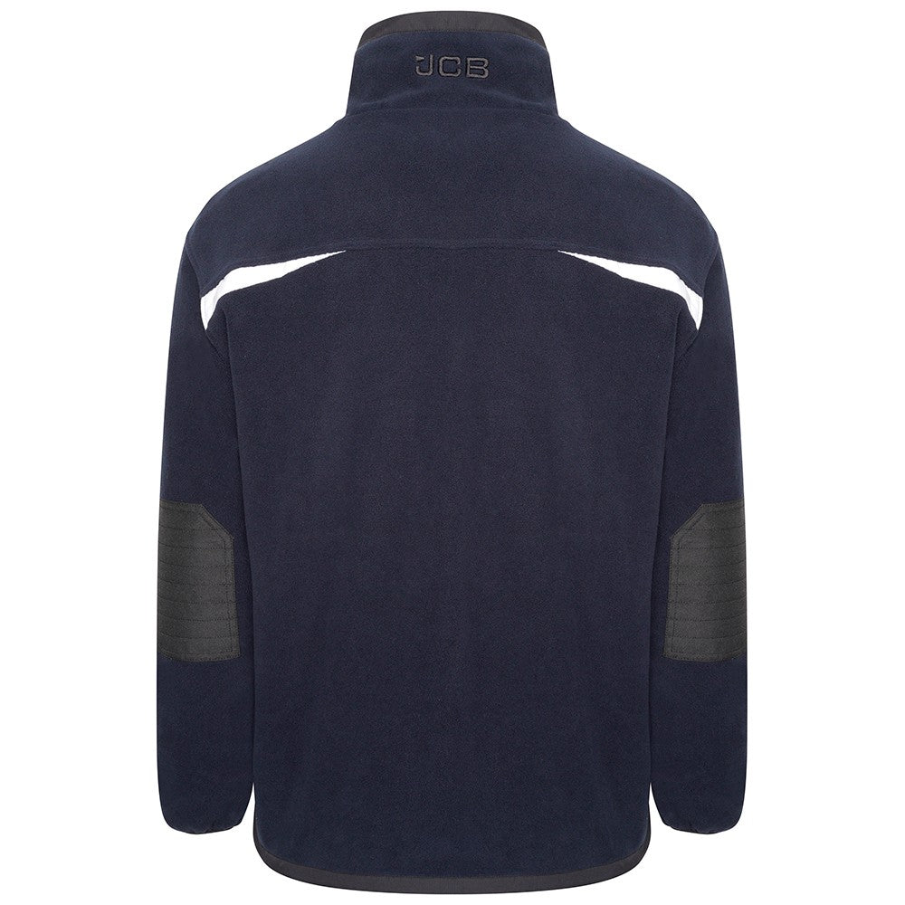 JCB TRADE HEAVYWEIGHT 1/4 ZIP NAVY TECH FLEECE