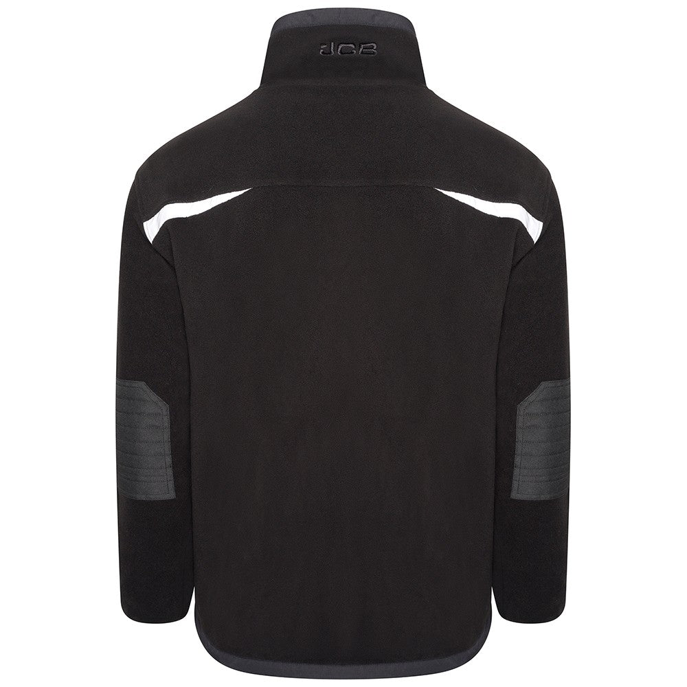 JCB TRADE HEAVYWEIGHT 1/4 ZIP BLACK TECH FLEECE