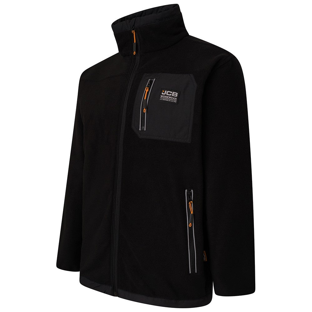 JCB TRADE FLEECE FULL ZIP SCHWARZ