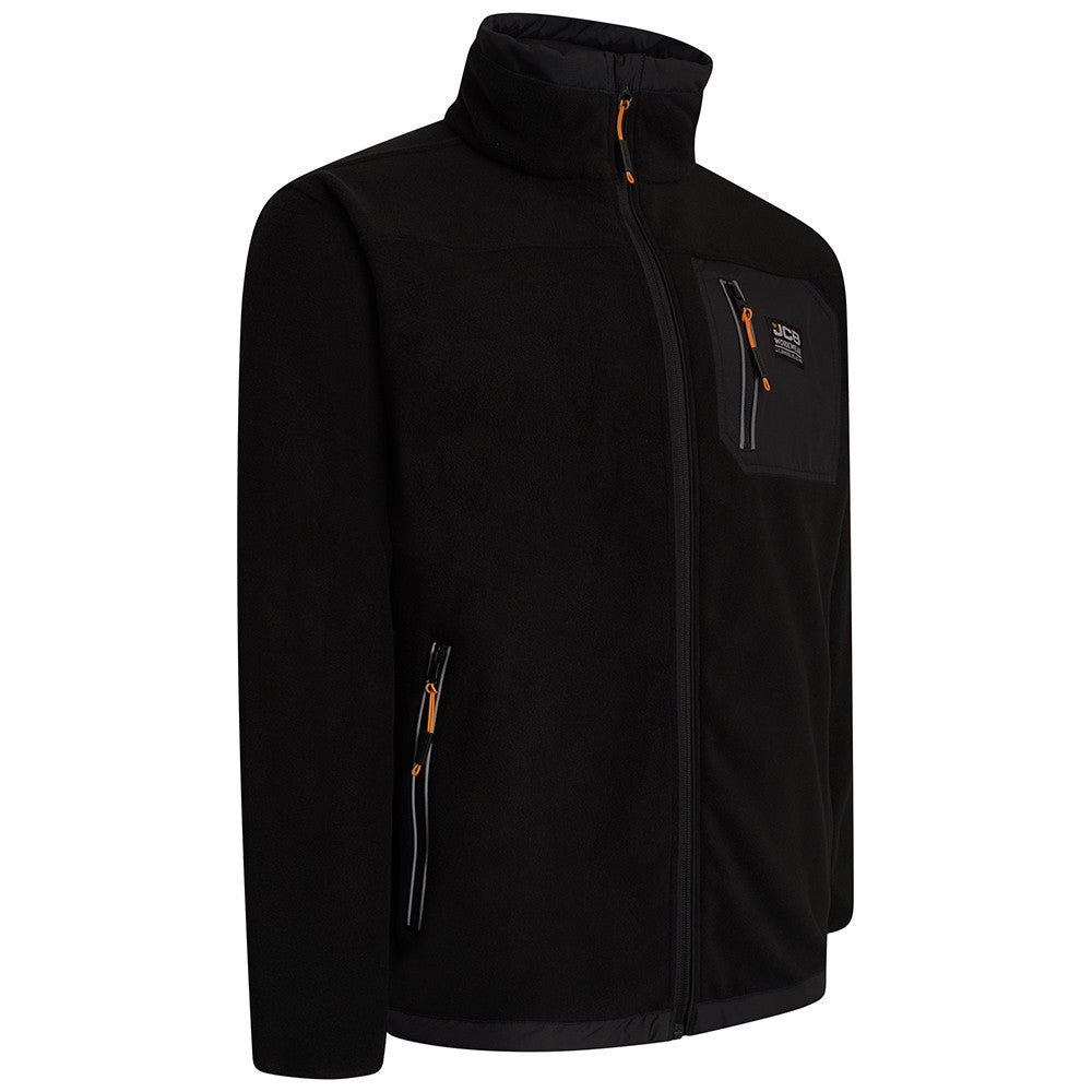 JCB TRADE FLEECE FULL ZIP BLACK