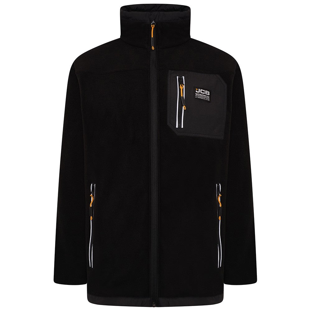 JCB TRADE FLEECE FULL ZIP SCHWARZ