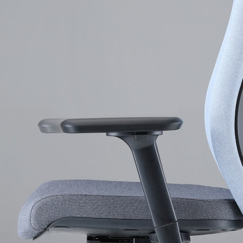 Up Up Athene ergonomic office chair Black, Grey + Blue fabric